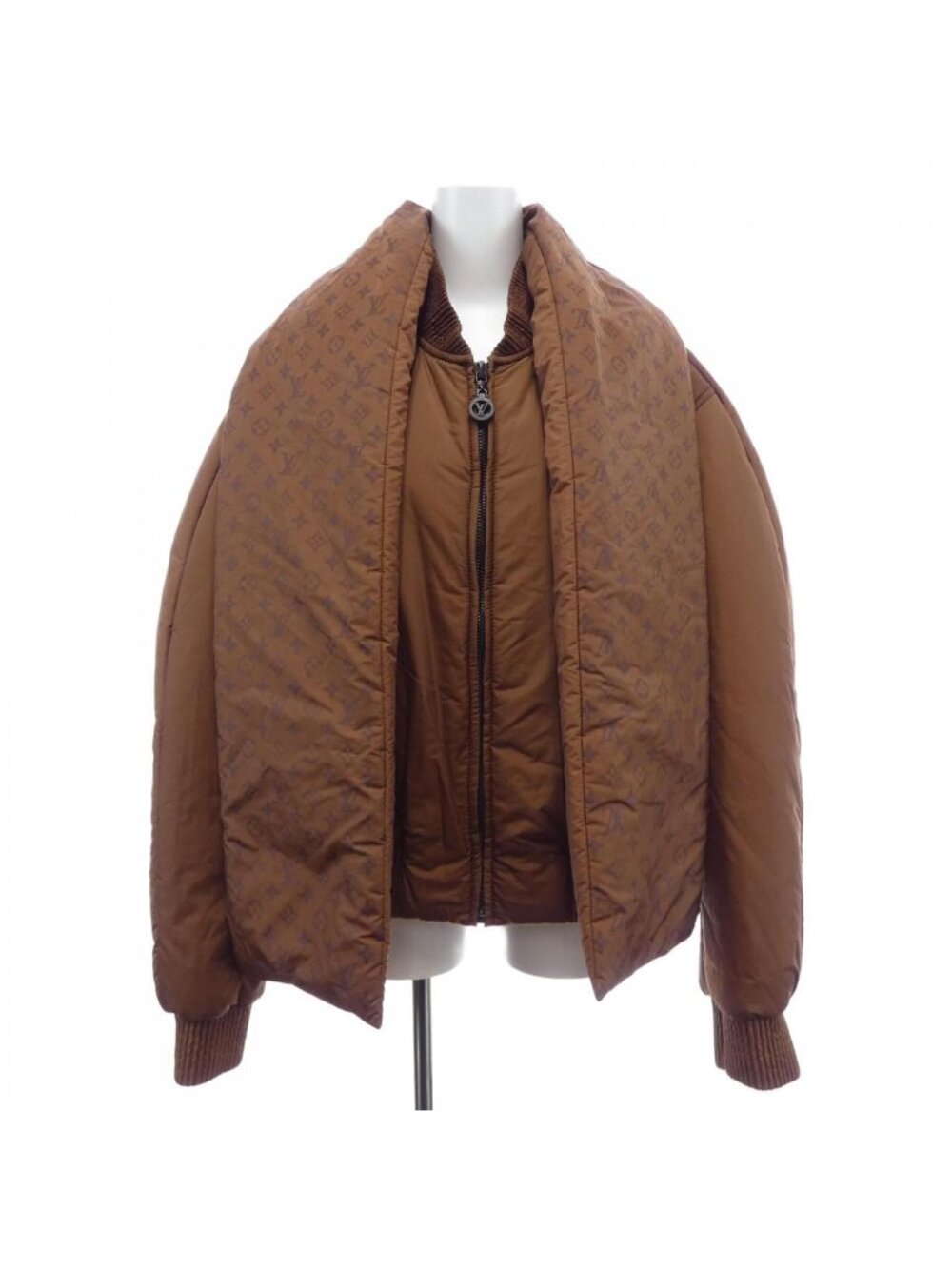 Louis Vuitton Scarf Detail Bomber Jacket